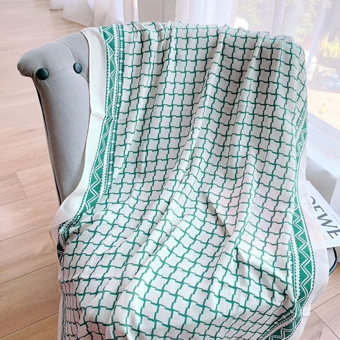 Printed Cashmere Shawl - 06